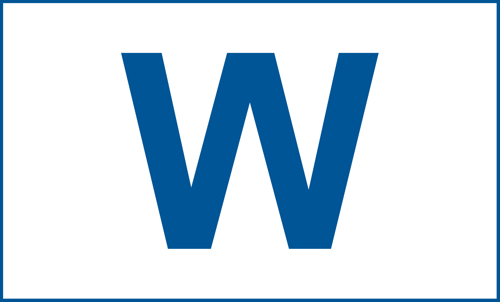 Chicago Cubs W Flag